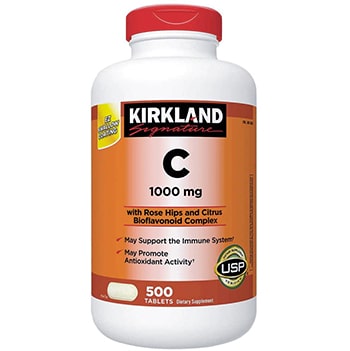 Kirkland Signature Vitamine C 1000 Mg 500 Comprimes Dbi Cosmetics